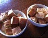 休日の朝食に☆パンプディング作り方4写真