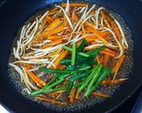 鯵の煮つけde立田揚げ彩り甘酢あんかけ作り方7写真