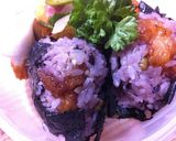 鶏のから揚げde鶏むす作り方1写真
