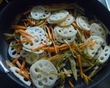 人参ごぼうれんこんのカレーきんぴら作り方2写真