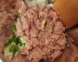 鶏とエビのふわふわハンバーグ作り方2写真