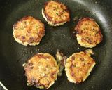 鶏とエビのふわふわハンバーグ作り方3写真
