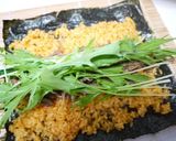 野菜ジュースで巻き寿司☆焼肉巻き作り方5写真