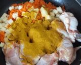 ごろごろチキンのココナッツカレー♪作り方4写真