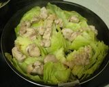 鶏モモとキャベツの簡単蒸し焼き～☆作り方4写真