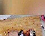 イワシレシピ① 天ぷら 梅肉仕立て作り方2写真