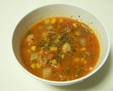 ごろごろ野菜たっぷりトマトスープ作り方6写真