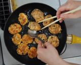 キムチ入り、ふわふわエビだんご作り方2写真