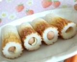✿お弁当に♪ポークビッツで♡チーちく✿作り方3写真