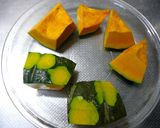 自炊生活応援　かぼちゃの煮物作り方1写真