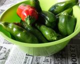 万願寺とうがらしの炒め煮作り方1写真