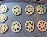 【楽めし】れんこんのハムチーズ焼き作り方1写真