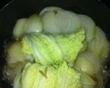 ポークビッツ＆お餅のロール白菜のシチュー作り方2写真