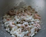 シーフードミックスで！　海鮮かき揚げ丼♪作り方4写真