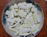 まこもたけのきんぴら作り方1写真