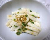 もう一品という時に！長芋の梅しそ和え作り方3写真