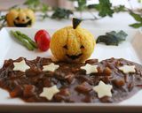 ハロウィンに♪簡単美味！かぼちゃプリン♪作り方18写真