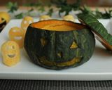 ハロウィンに♪簡単美味！かぼちゃプリン♪作り方17写真
