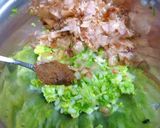 白菜味噌おにぎり作り方3写真