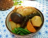 鶏と野菜の煮物　黒糖風味。作り方9写真