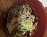 舞茸酵素で柔らかスタミナ肉汁つけうどん作り方10写真