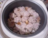 茸御飯＆チキンボール★炊飯器１つで♪作り方5写真