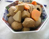里芋と鶏団子の煮物作り方8写真