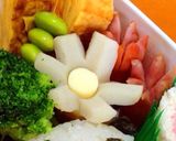 お弁当に可愛いちくわのお花♪作り方6写真