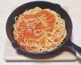重ねて焼くだけ☆スパゲティミートグラタン作り方3写真