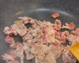 豚こま肉とスナップえんどうの春色炒飯♡作り方3写真