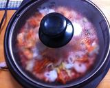 押し麦の韓国風シーフードパエリア作り方6写真