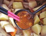 幼児も激食〰骨ごとさんま煮カレー仕上げ作り方5写真