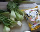 青梗菜と豆腐のちゃんぽん作り方1写真