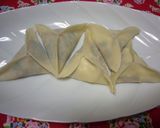 5分でサクふわ～！梅しそ納豆揚げ餃子☆作り方3写真