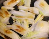 焼き白菜とタコのガーリックオイル。作り方4写真