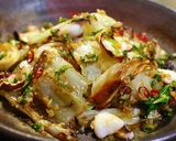 焼き白菜とタコのガーリックオイル。作り方8写真