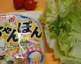 長崎＆沖縄味のコラボ♫タコちゃんぽん作り方1写真