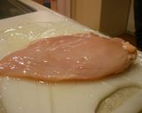鶏肉のハム バジル風味作り方1写真