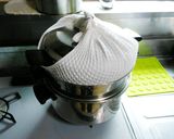 郷土の味・フワフワがんづき♪(蒸しパン)作り方13写真