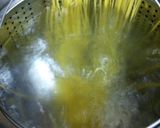 鶏そぼろとほうれん草のクリームパスタ作り方2写真