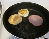 朝食にイングリッシュマフィン☆サンド作り方2写真