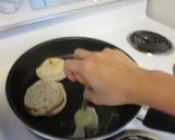 朝食にイングリッシュマフィン☆サンド作り方3写真
