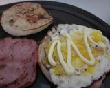 朝食にイングリッシュマフィン☆サンド作り方5写真