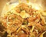 あっさこってり！豚の梅らっきょう焼き作り方3写真