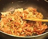 あっさこってり！豚の梅らっきょう焼き作り方4写真