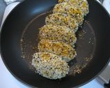 カボチャコロッケの黒糖ベーグルサンド作り方6写真