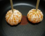 縁日のみかん飴作り方1写真