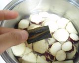 ➏　サツマイモと金時豆の甘煮　➏作り方2写真