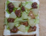 南国風？やきとり×パインのサンドイッチ♪作り方1写真