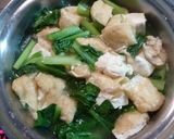 簡単☆小松菜と豆腐の卵とじ作り方4写真